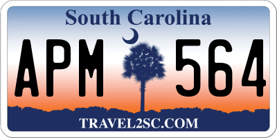 SC license plate APM564