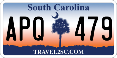 SC license plate APQ479