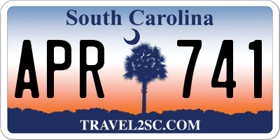 SC license plate APR741