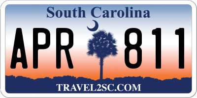 SC license plate APR811