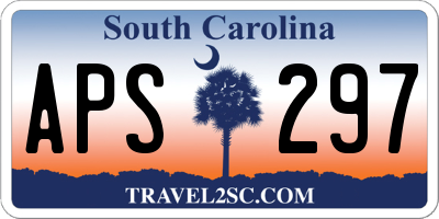 SC license plate APS297