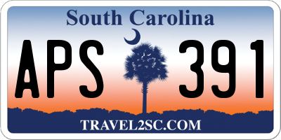 SC license plate APS391