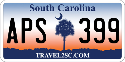 SC license plate APS399