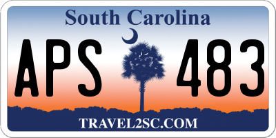 SC license plate APS483