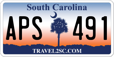 SC license plate APS491