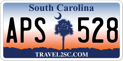 SC license plate APS528