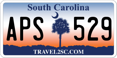 SC license plate APS529