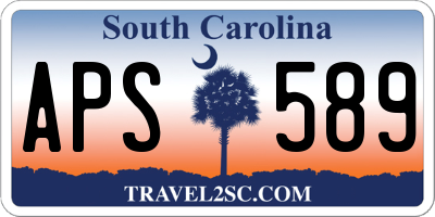 SC license plate APS589