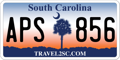SC license plate APS856