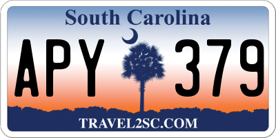 SC license plate APY379