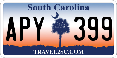 SC license plate APY399
