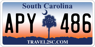 SC license plate APY486