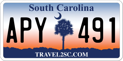 SC license plate APY491