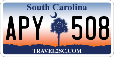 SC license plate APY508