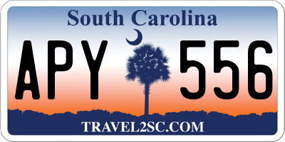 SC license plate APY556
