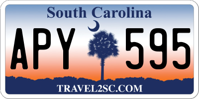 SC license plate APY595