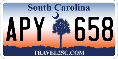 SC license plate APY658