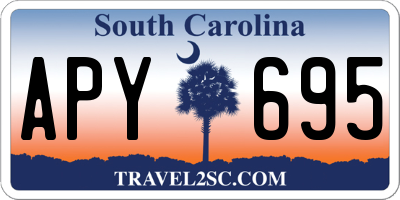 SC license plate APY695