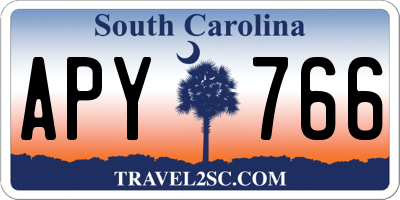 SC license plate APY766