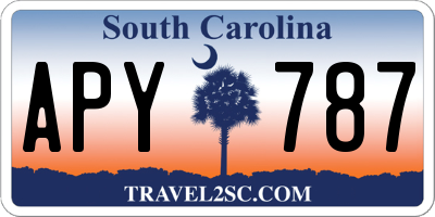 SC license plate APY787