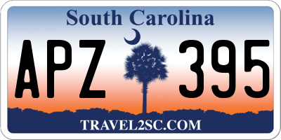 SC license plate APZ395