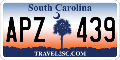 SC license plate APZ439