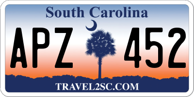 SC license plate APZ452