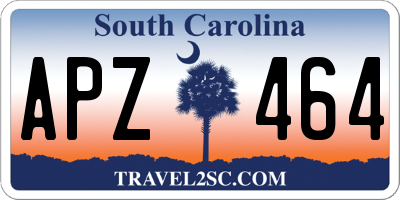 SC license plate APZ464