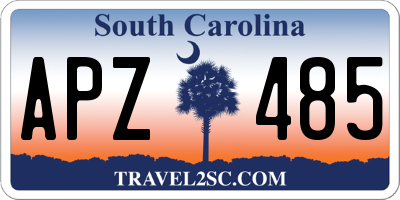 SC license plate APZ485