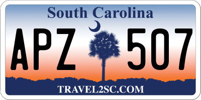 SC license plate APZ507