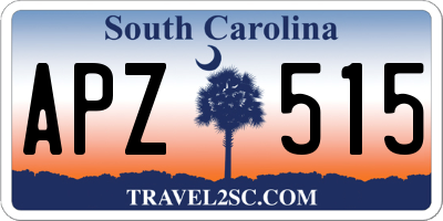 SC license plate APZ515
