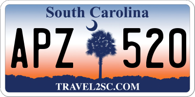SC license plate APZ520