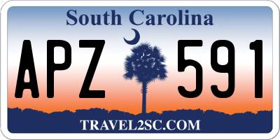 SC license plate APZ591