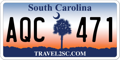 SC license plate AQC471