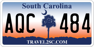SC license plate AQC484