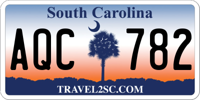 SC license plate AQC782
