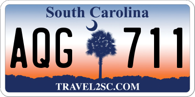 SC license plate AQG711