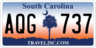 SC license plate AQG737