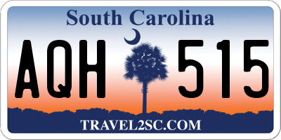 SC license plate AQH515