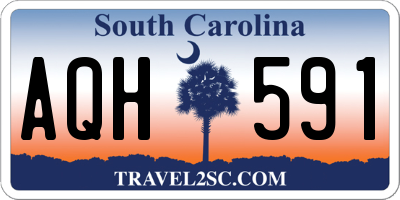SC license plate AQH591