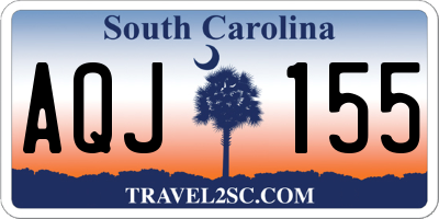 SC license plate AQJ155