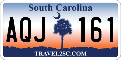 SC license plate AQJ161
