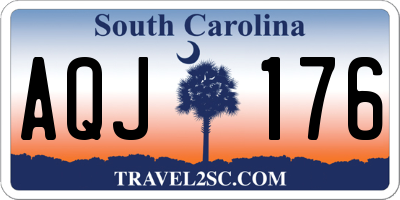SC license plate AQJ176