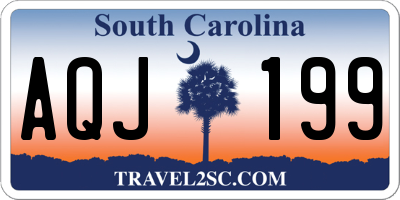 SC license plate AQJ199