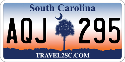 SC license plate AQJ295