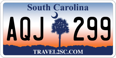 SC license plate AQJ299