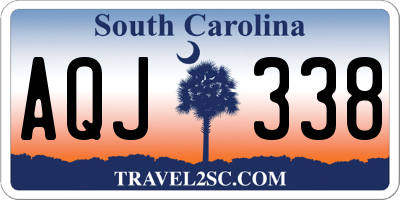 SC license plate AQJ338