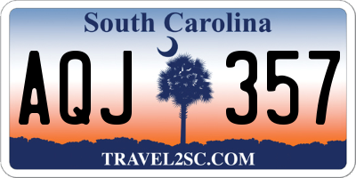 SC license plate AQJ357