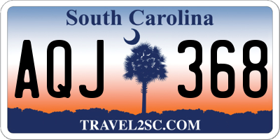 SC license plate AQJ368
