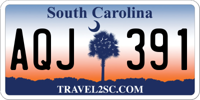 SC license plate AQJ391
